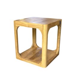 NUSA - Table basse  carré en teck 50x50x55 cm