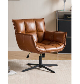 Fauteuil de bureau ajustable - Marron