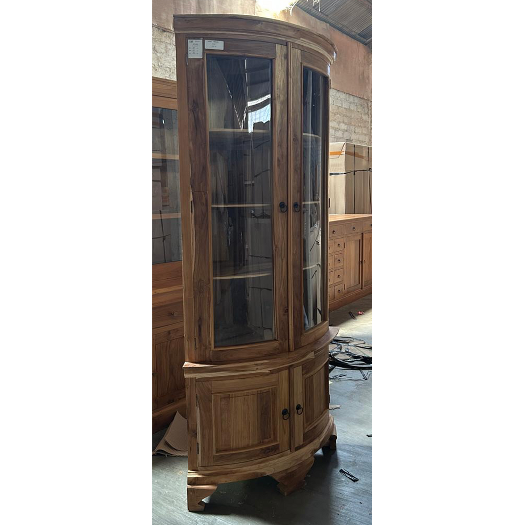 Armoire d'angle 4 portes 3 étagères 60x60x200 Cm (BT-523)