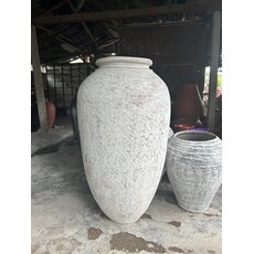 Vase blanc haut