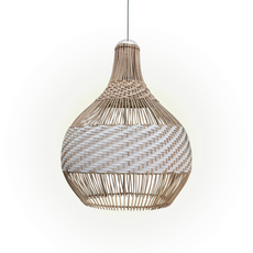 KUBAH - Abat-jour en rotin 40x50 cm