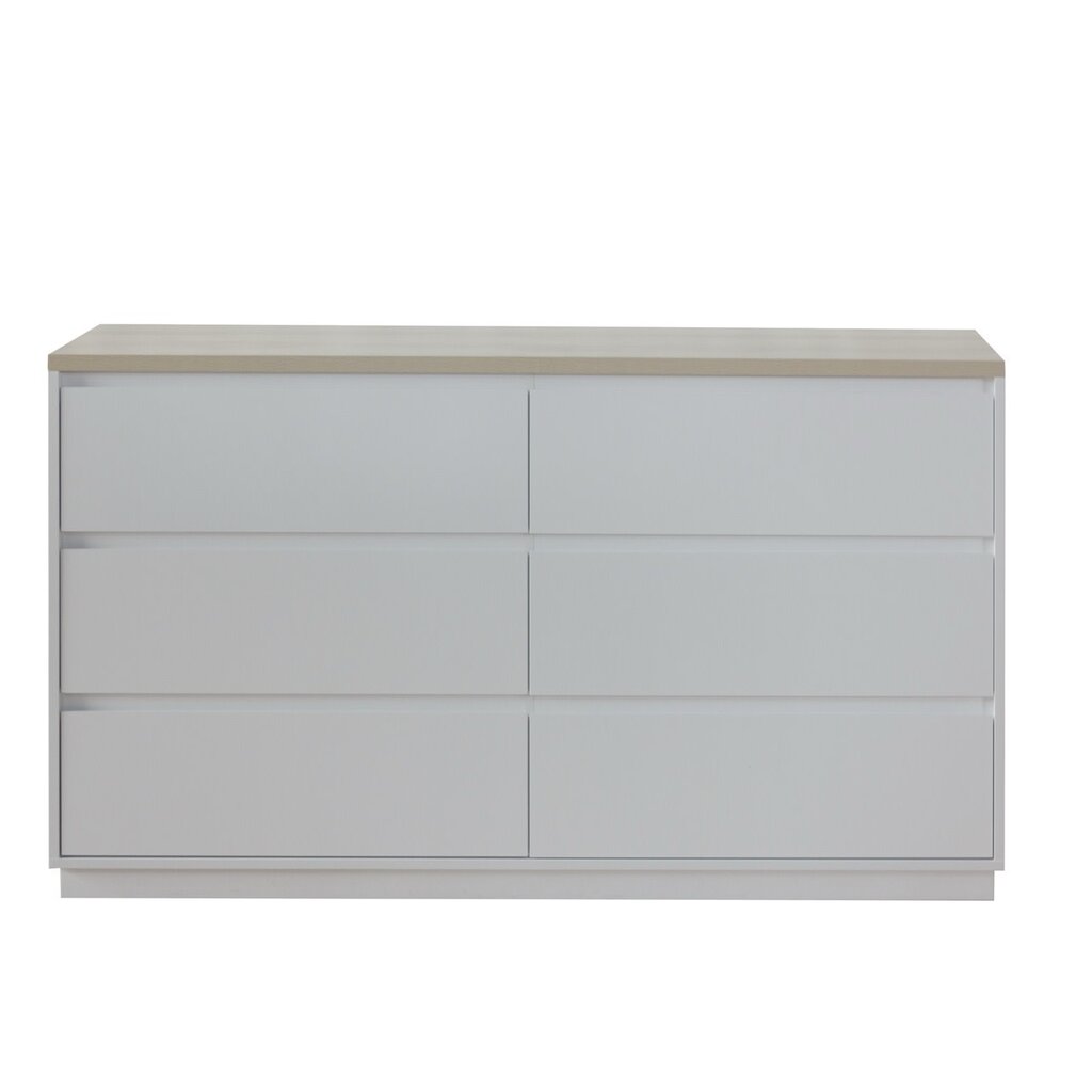 Commode Arlen 6 tiroirs 140x40x82 cm