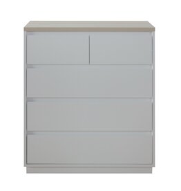 Commode Arlen 5 tiroirs 80x40x95 cm