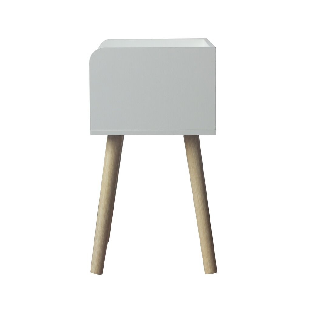 Table de chevet Bloom 40x30x55 cm Blanc