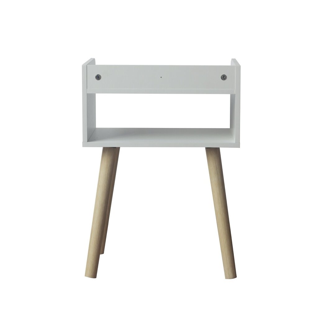 Table de chevet Bloom 40x30x55 cm Blanc