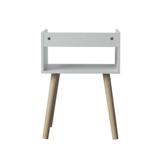 Table de chevet Bloom 40x30x55 cm Blanc