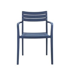 Cassis - Chaise de table en résine avec accoudoirs