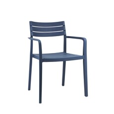 Cassis - Chaise de table en résine avec accoudoirs