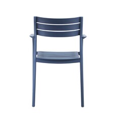 Cassis - Chaise de table en résine avec accoudoirs