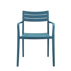 Cassis - Chaise de table en résine avec accoudoirs