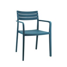 Cassis - Chaise de table en résine avec accoudoirs