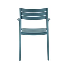 Cassis - Chaise de table en résine avec accoudoirs