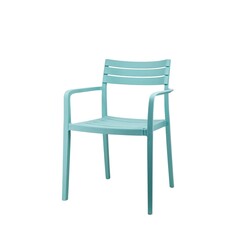 Cassis - Chaise de table en résine avec accoudoirs