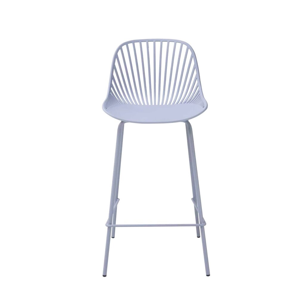 Chaise de bar en résine et pieds métal 65 cm