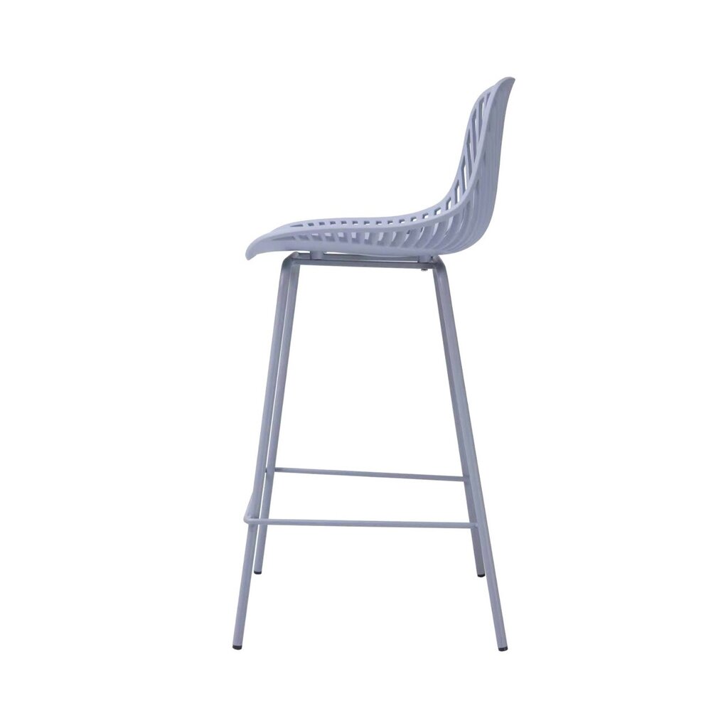 Chaise de bar en résine et pieds métal 65 cm