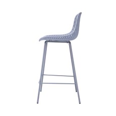 Chaise de bar en résine et pieds métal 65 cm