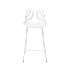 Chaise de bar en résine et pieds métal 65 cm