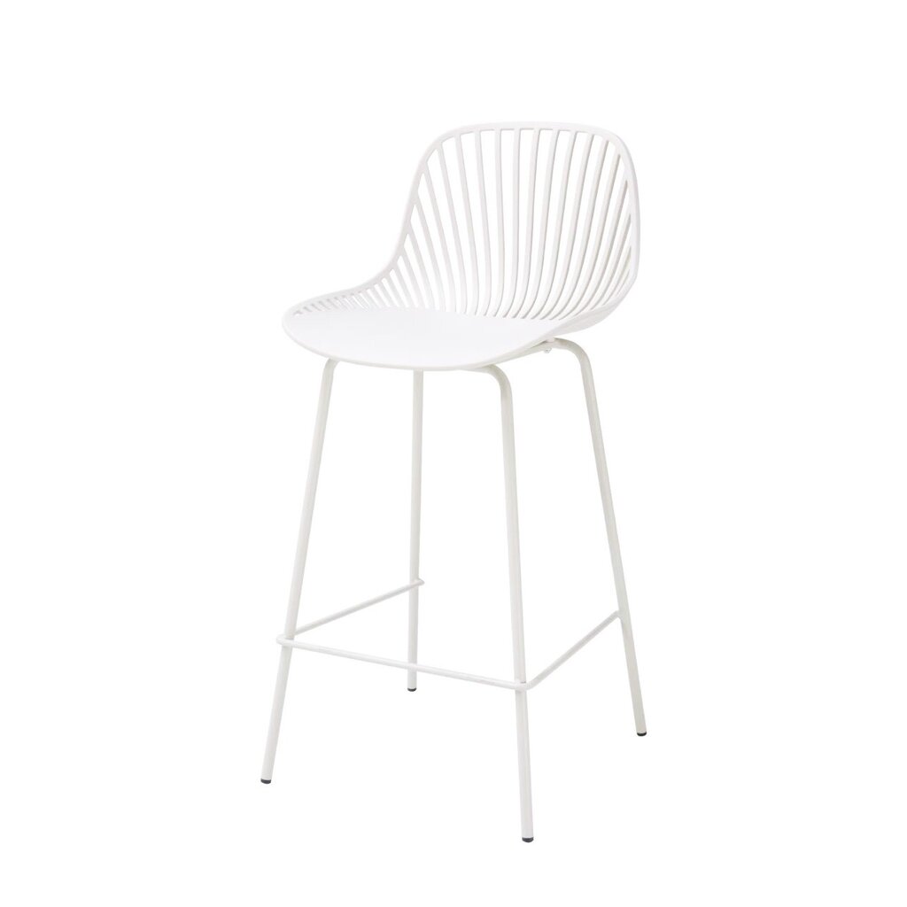 Chaise de bar en résine et pieds métal 65 cm