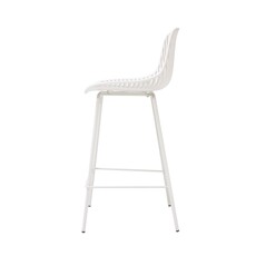 Chaise de bar en résine et pieds métal 65 cm