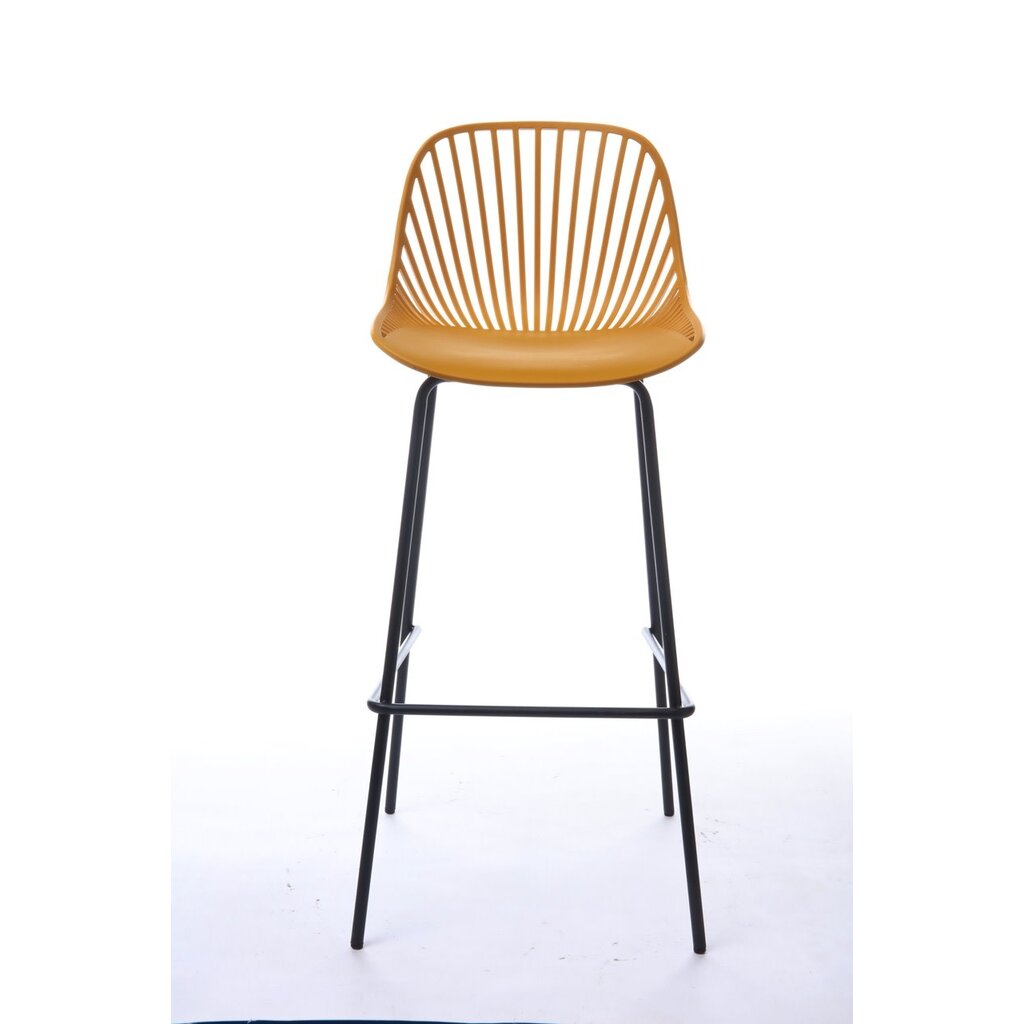 Chaise de bar en résine et pieds métal