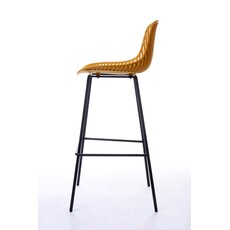 Chaise de bar en résine et pieds métal