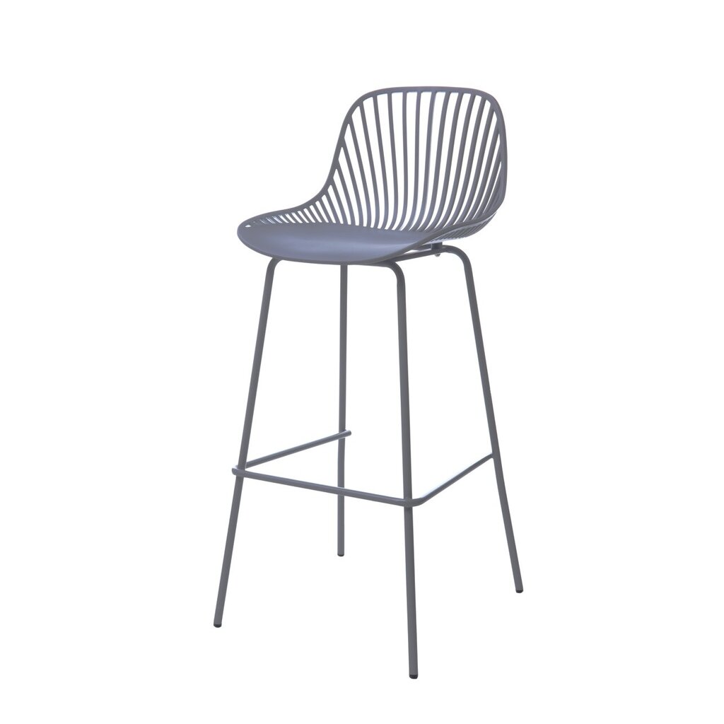 Chaise de bar en résine et pieds métal