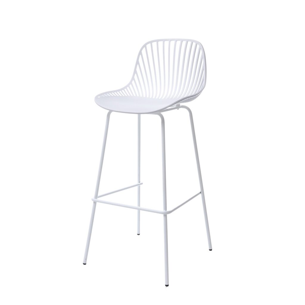 Chaise de bar en résine et pieds métal