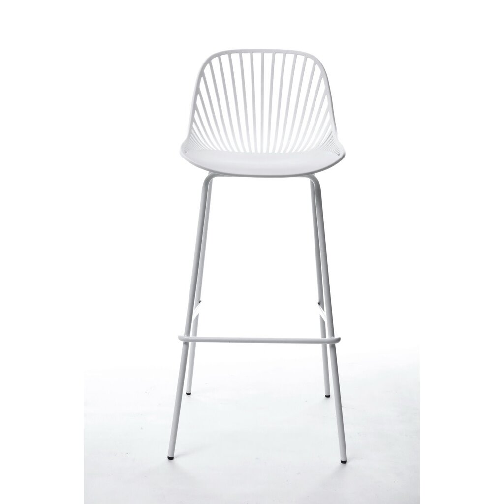 Chaise de bar en résine et pieds métal