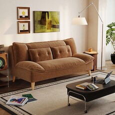 Canapé 3 places 182x93x89cm Marron