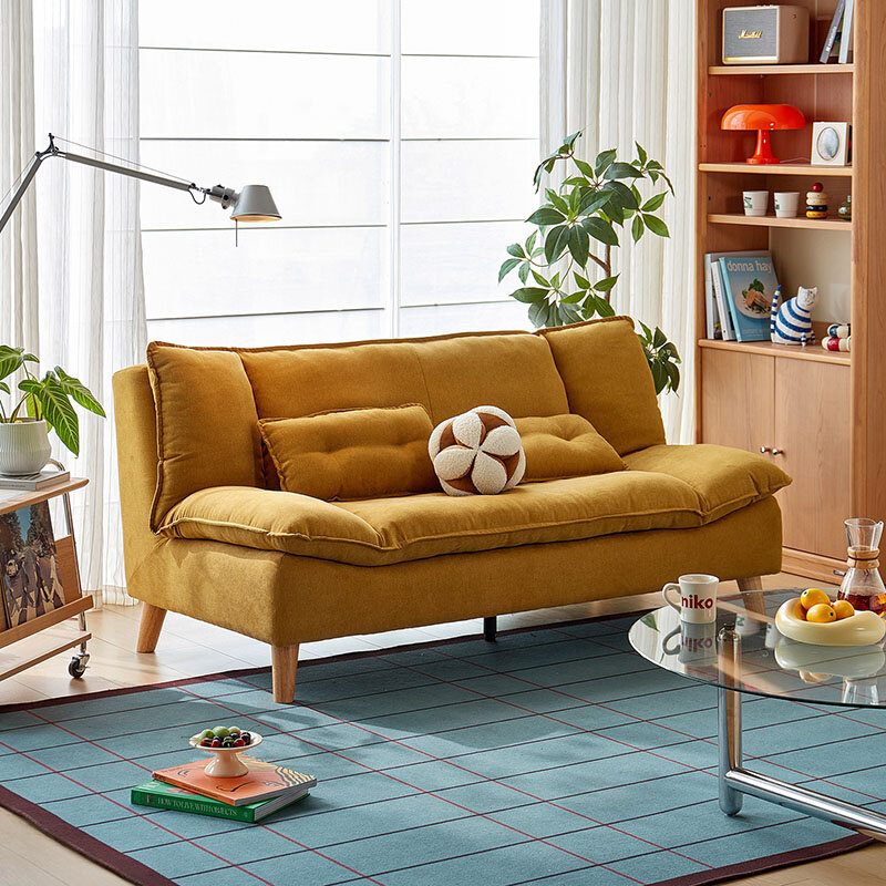 Canapé 3 places 182x93x89cm Jaune