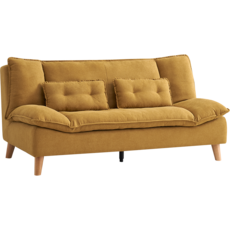 Canapé 3 places 182x93x89cm Jaune
