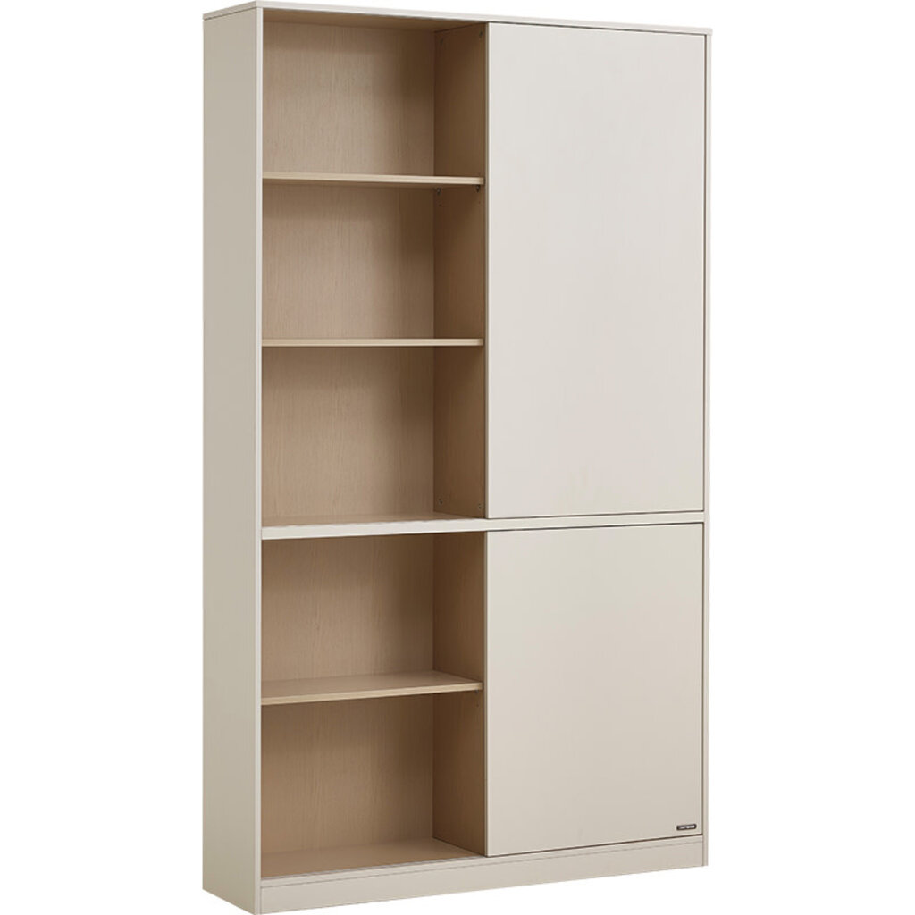 Armoire 2 portes coulissantes Gris clair