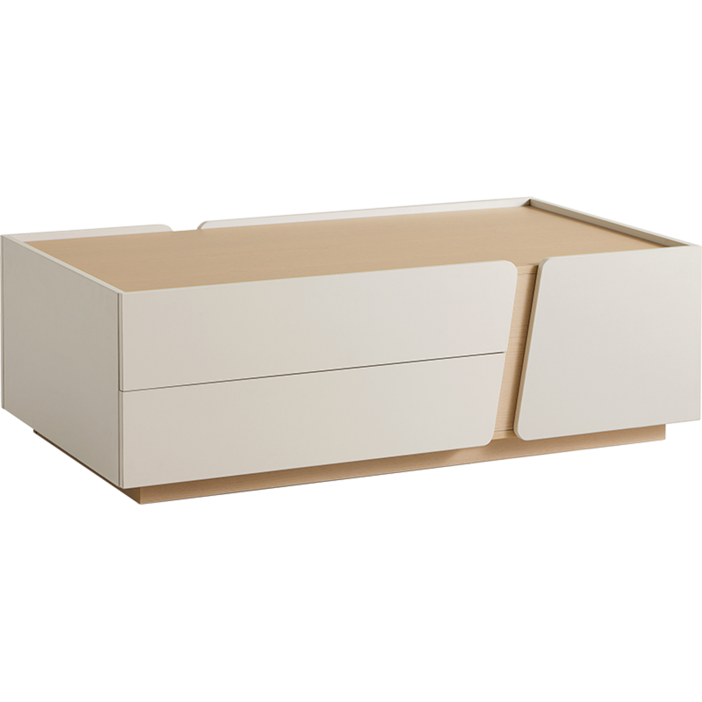 Table basse avec rangements 120x62x40 cm