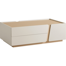 Table basse avec rangements 120x62x40 cm
