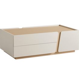 Table basse avec rangements 120x62x40 cm