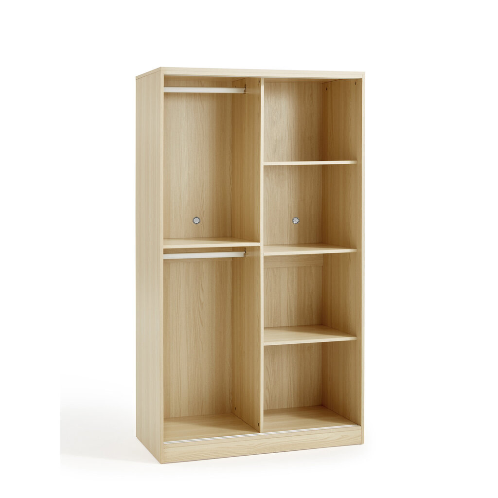 Armoire 2 portes coulissantes 80x50x180 cm Bois