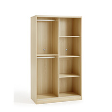 Armoire 2 portes coulissantes 80x50x180 cm Bois