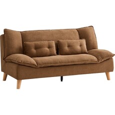 Canapé 3 places 182x93x89cm Marron