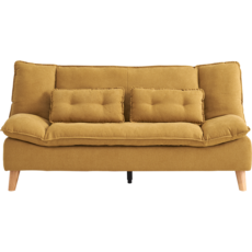 Canapé 3 places 182x93x89cm Jaune