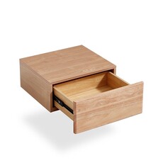 Table de chevet suspendue 1 tiroir Bois