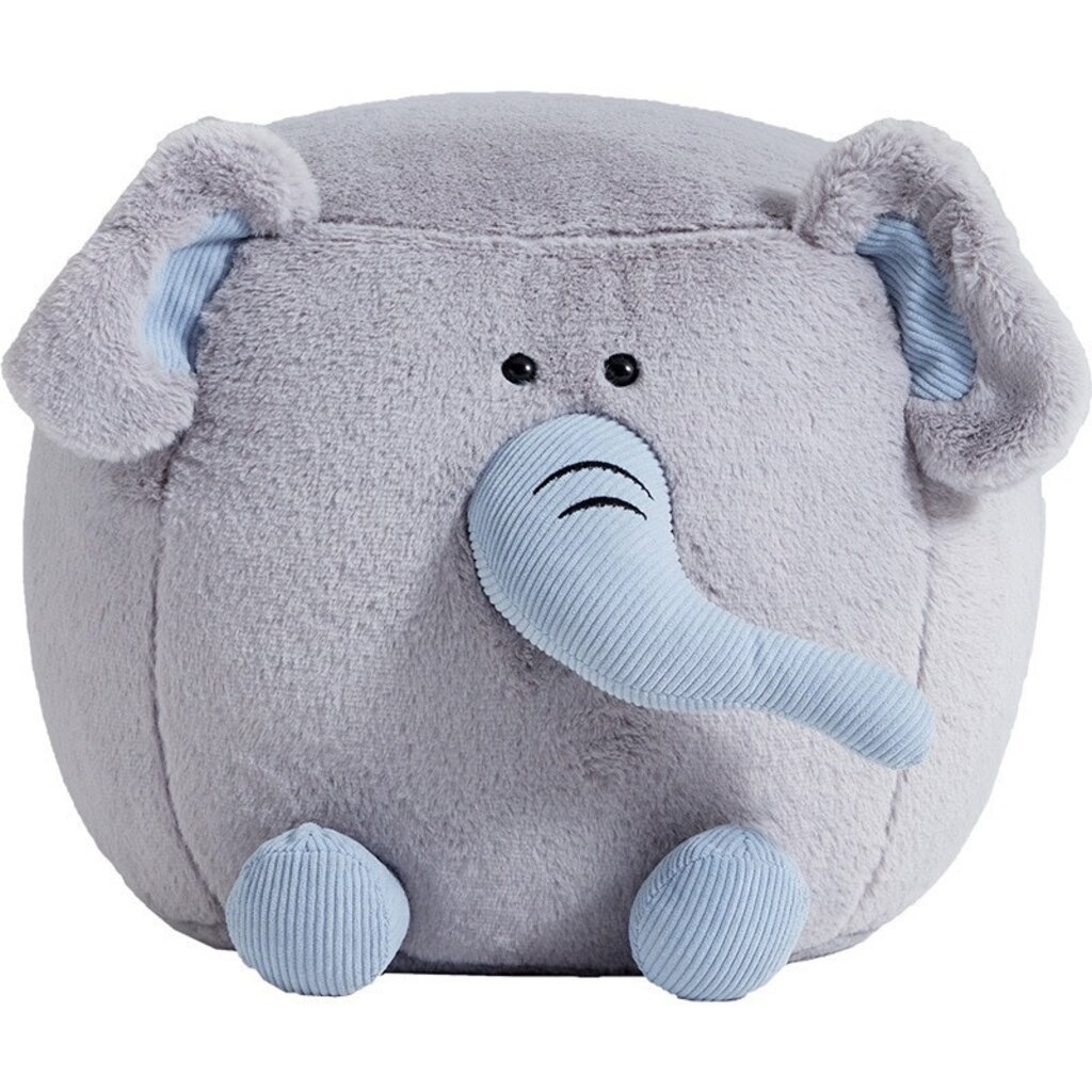 Pouf pour enfant éléphant Gris
