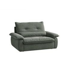 Fauteuil en tissu 131x100x80 cm Vert