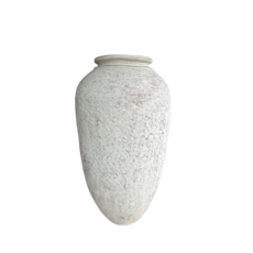 Vase blanc haut