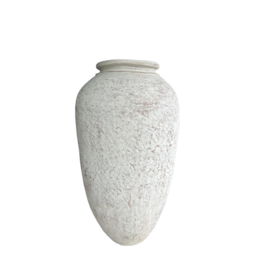 Vase blanc haut
