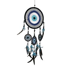 Attrape rêves - blanc et bleu ou noir et bleu (AP05)