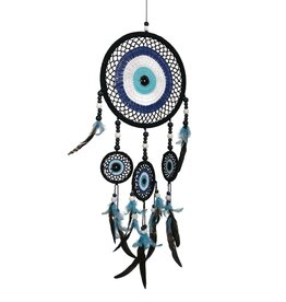Attrape rêves - blanc et bleu ou noir et bleu (AP05)