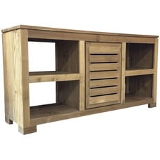 Meuble TV en Teck 150X40X75 Cm (354 106) Naturel