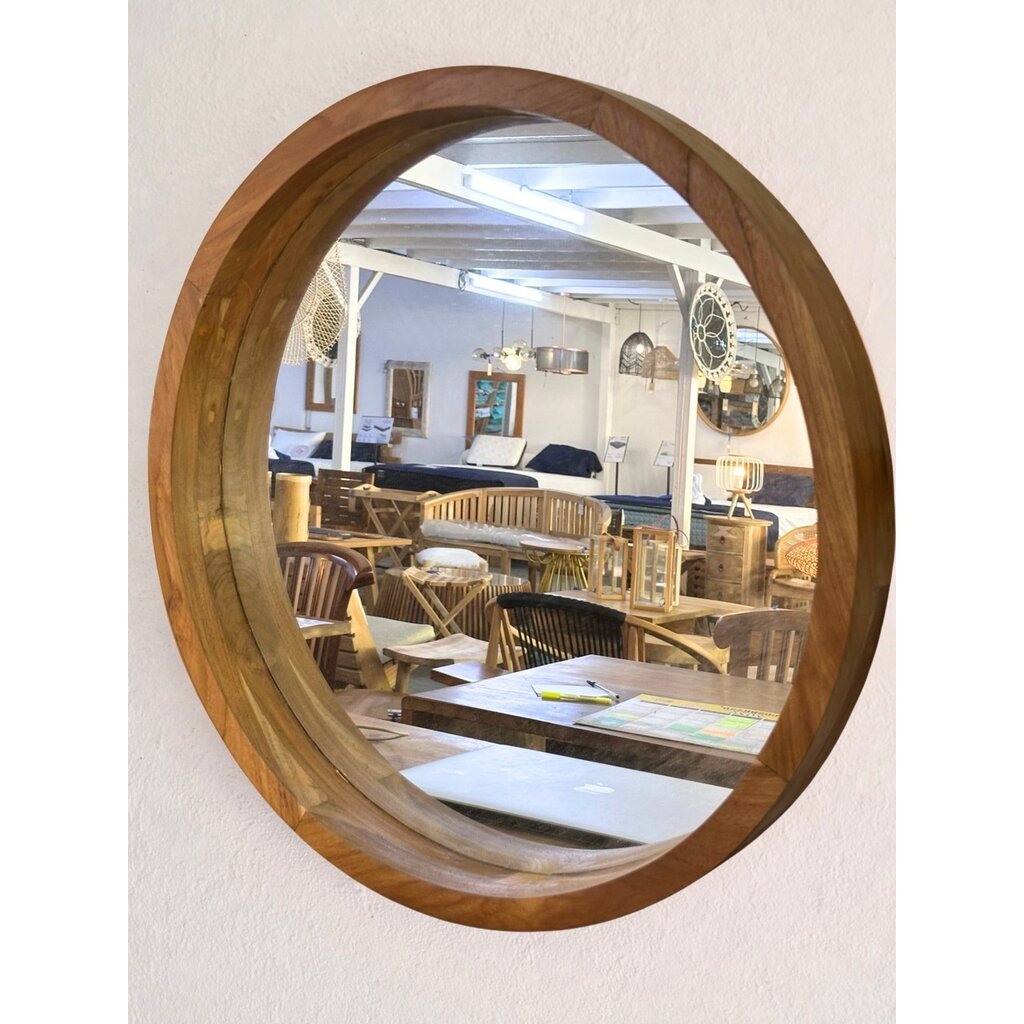 Miroir rond 80x5.5 cm