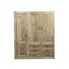 Armoire Minimalist 3 portes 6 tiroirs 160x60x200 Cm
