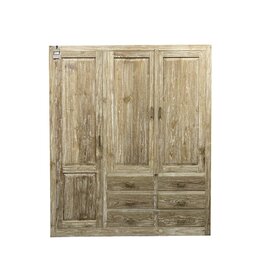 Armoire Minimalist 3 portes 6 tiroirs 160x60x200 Cm